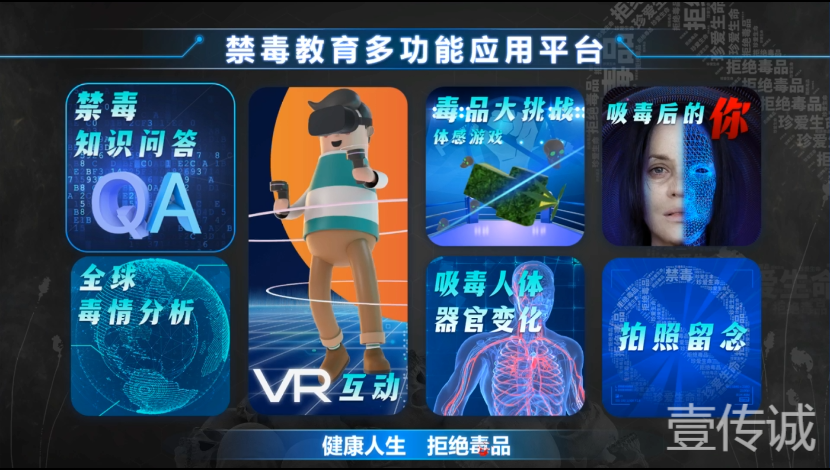 VR禁毒教育,VR青少年禁毒,禁毒教育多功能应用平台